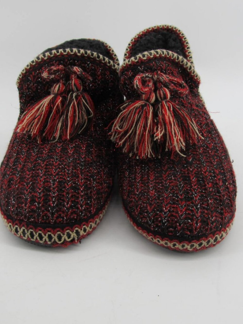 Muk Luks Women's 7-8 Medium AMIRA Deer Slippers Boots Booties Rubber Sole